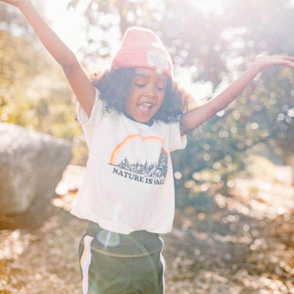Tiny Whales Nature is Magic Tee